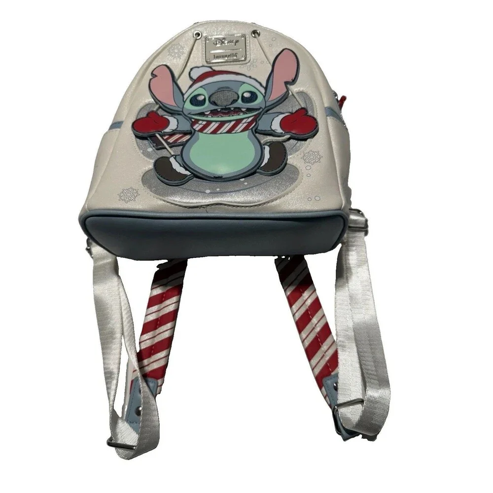 Loungefly Disney Stitch Snow Angel Cosplay Mini Backpack - New NWOT